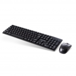 Клавиатура Delux DLD-1505OGB, Black, USB + мышь
