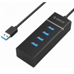 USB HUB 4-port USB 3.0 Orico W6PH4-U3-V1-BK, Black